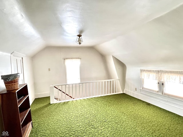 4096 N 200 W, Greenfield, IN 46140 - bonus room featuring carpet and lofted ceiling