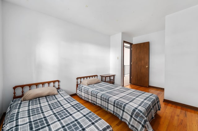 3669 Glenwood Dr, Martinsville, IN 46151 - bedroom with wood finished floors and baseboards