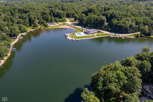 3669 Glenwood Dr, Martinsville, IN 46151 - drone / aerial view of a large body of water