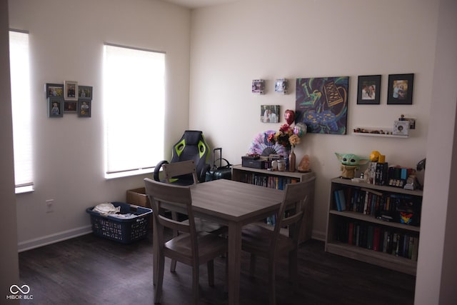 907 Ram Dr, Franklin, IN 46131 - dining space with wood finished floors and baseboards