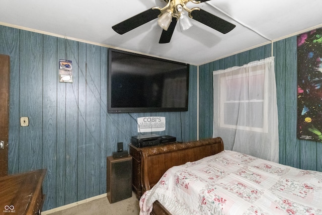 3534 Carr Ave, Indianapolis, IN 46221 - bedroom with carpet flooring and ceiling fan