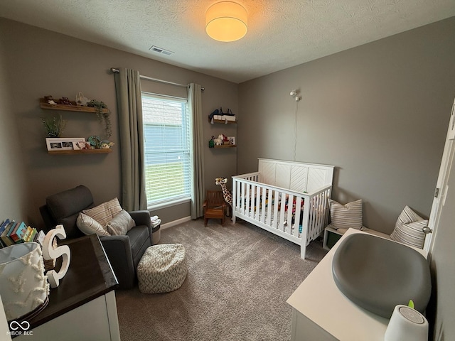19280 Scofield Ridge Blvd, Westfield, IN 46062 - carpeted bedroom with a textured ceiling and baseboards