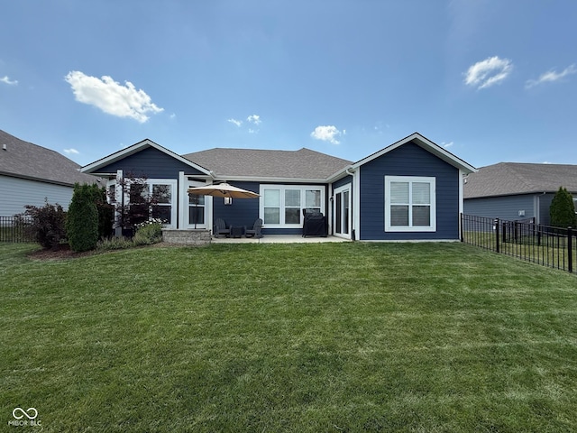 19280 Scofield Ridge Blvd, Westfield, IN 46062 - rear view of property featuring a fenced backyard and a patio