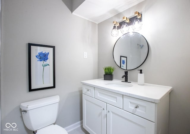 8650 Holliday Dr, Indianapolis, IN 46260 - bathroom featuring vanity and toilet