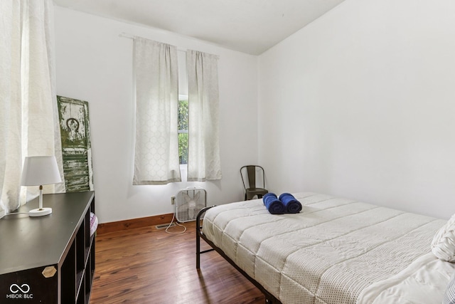 26735 Six Points Rd, Sheridan, IN 46069 - bedroom with dark wood-type flooring and baseboards