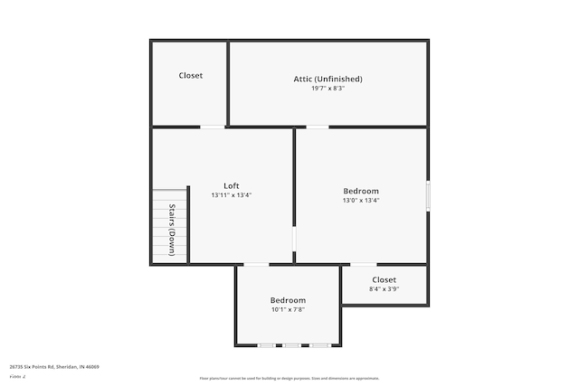 26735 Six Points Rd, Sheridan, IN 46069 - view of floor plan / room layout