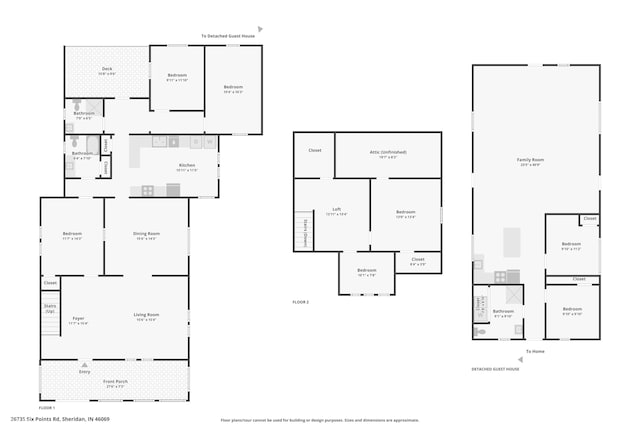 26735 Six Points Rd, Sheridan, IN 46069 - view of home floor plan
