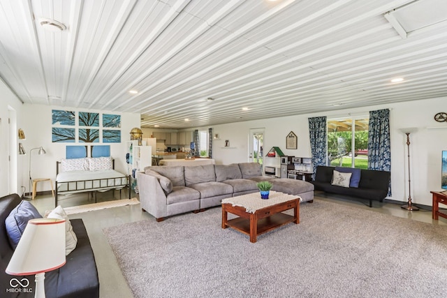 26735 Six Points Rd, Sheridan, IN 46069 - living area with recessed lighting