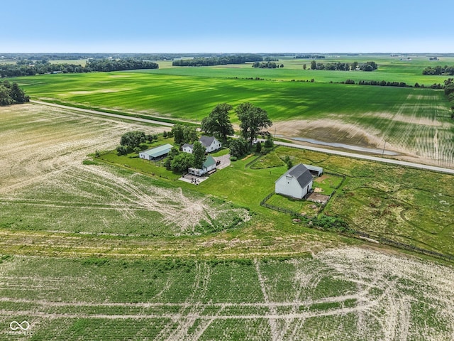 26735 Six Points Rd, Sheridan, IN 46069 - aerial view of sparsely populated area featuring abundant farmland