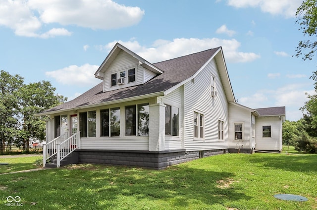 26735 Six Points Rd, Sheridan, IN 46069 - view of front facade with a front lawn and roof with shingles