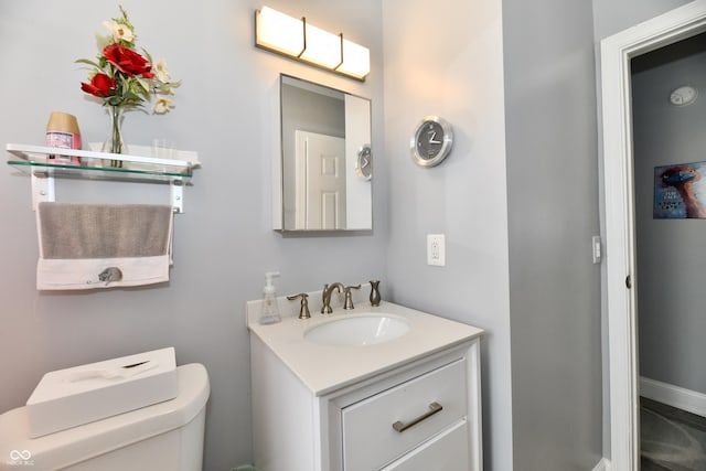 1336 N Butler Ave, Indianapolis, IN 46219 - half bathroom with toilet and vanity