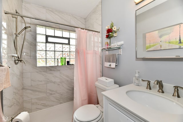 1336 N Butler Ave, Indianapolis, IN 46219 - bathroom featuring a tile shower and vanity
