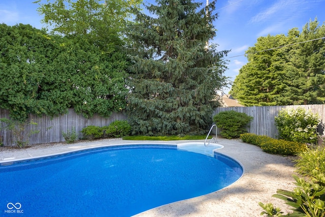 4224 River Rd, Columbus, IN 47203 - view of swimming pool featuring a fenced backyard