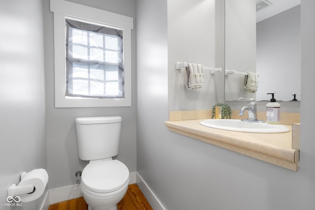 4224 River Rd, Columbus, IN 47203 - bathroom with a sink and wood finished floors