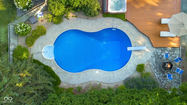 4224 River Rd, Columbus, IN 47203 - view of pool