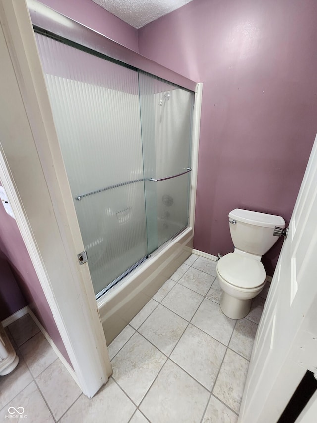 4501 N Wheeling Ave # 5E4, Muncie, IN 47304 - full bath featuring shower / bath combination with glass door and tile patterned flooring