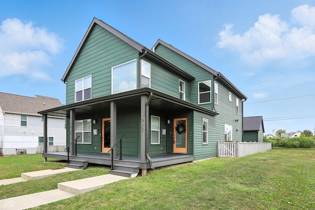 1905 Cornell Ave, Indianapolis, IN 46202 - view of front facade featuring a front lawn and a porch