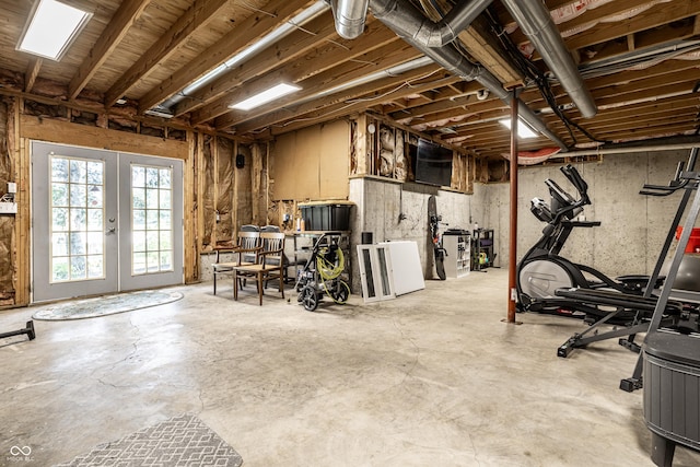 295 Watershed Ct, Noblesville, IN 46062 - below grade area featuring french doors
