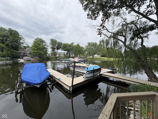 295 Watershed Ct, Noblesville, IN 46062 - dock with a water view