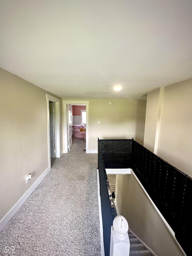 514 E 2nd St, Sheridan, IN 46069 - hall featuring carpet and baseboards