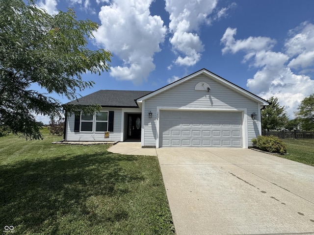 1406 Bigleaf Cir, Sheridan, IN 46069 - ranch-style house with driveway and an attached garage