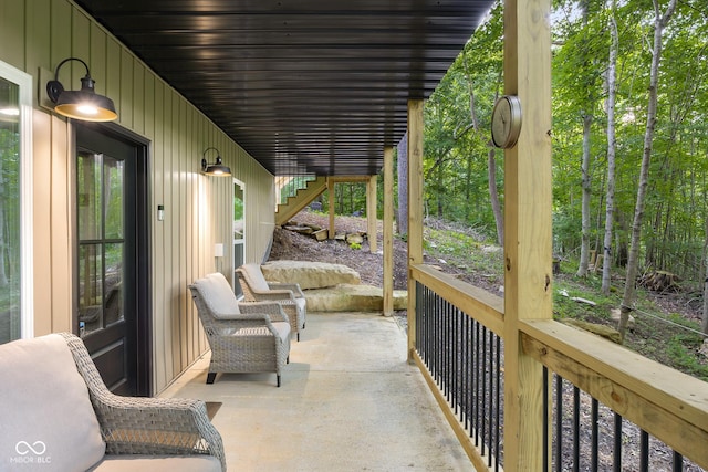2350 E County Road 20 N, North Vernon, IN 47265 - view of patio with stairs