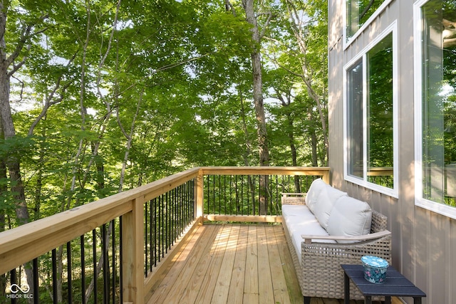 2350 E County Road 20 N, North Vernon, IN 47265 - view of wooden terrace