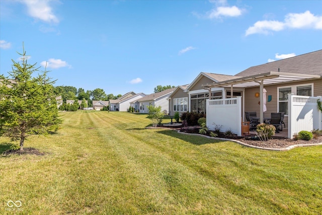 4905 Lilium Dr, Plainfield, IN 46168 - view of yard with a patio and a residential view