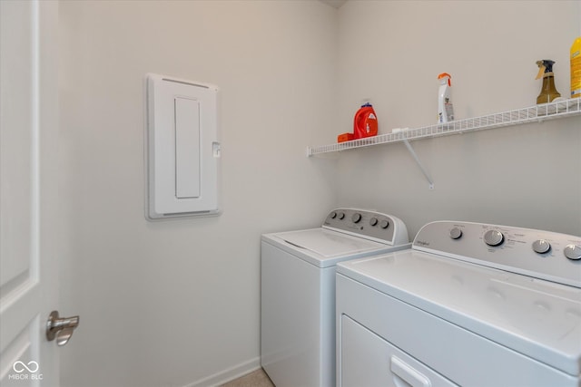 4905 Lilium Dr, Plainfield, IN 46168 - laundry area with washing machine and dryer
