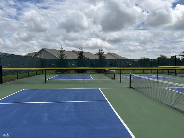 4905 Lilium Dr, Plainfield, IN 46168 - view of tennis court with community basketball court