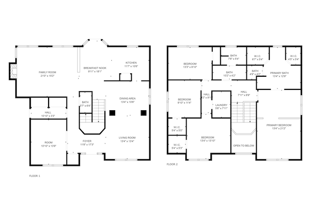 6813 Bluffgrove Dr, Indianapolis, IN 46278 - view of floor plan / room layout