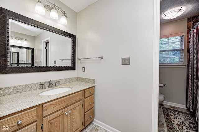 6813 Bluffgrove Dr, Indianapolis, IN 46278 - full bathroom featuring vanity and toilet