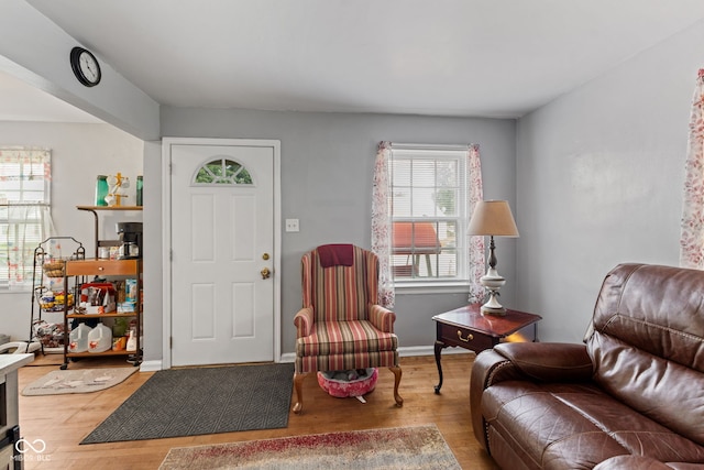 2017 E Legrande Ave, Indianapolis, IN 46203 - foyer entrance featuring wood finished floors and baseboards