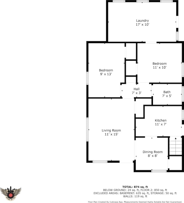 2017 E Legrande Ave, Indianapolis, IN 46203 - view of home floor plan