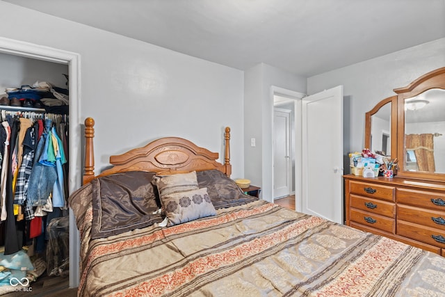 2017 E Legrande Ave, Indianapolis, IN 46203 - bedroom with a closet and a walk in closet
