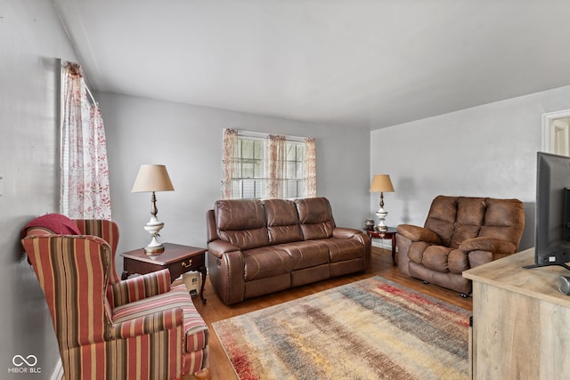 2017 E Legrande Ave, Indianapolis, IN 46203 - living area featuring wood finished floors