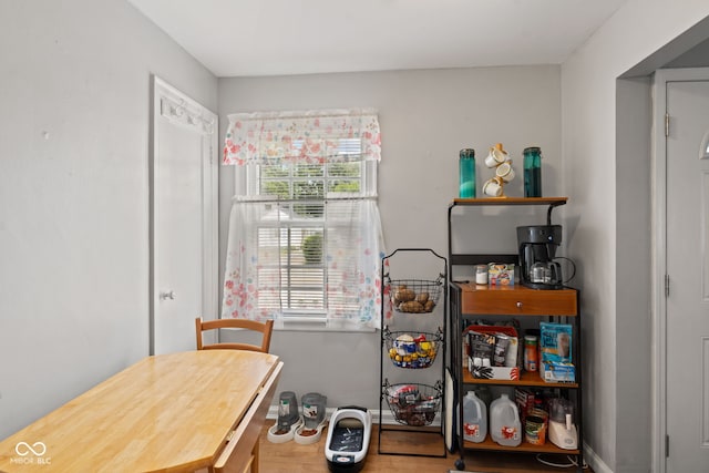2017 E Legrande Ave, Indianapolis, IN 46203 - dining area with plenty of natural light and wood finished floors