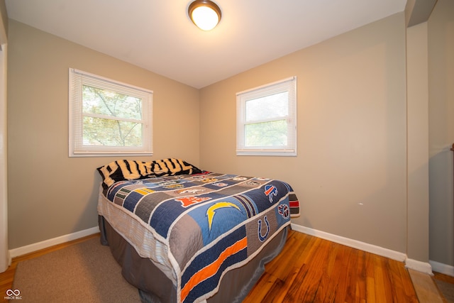 7224 N Tuxedo St, Indianapolis, IN 46240 - bedroom featuring multiple windows and wood finished floors