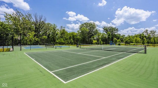 12022 Otto Ln, Carmel, IN 46032 - view of tennis court