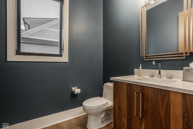 12022 Otto Ln, Carmel, IN 46032 - bathroom featuring vanity and wood finished floors