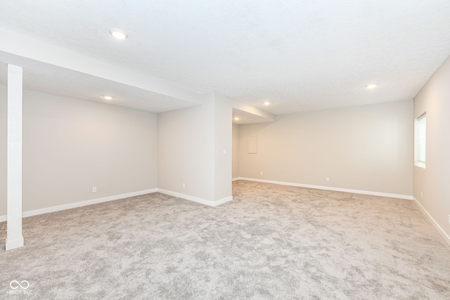 16502 Dominion Dr, Fishers, IN 46040 - basement featuring carpet floors and recessed lighting