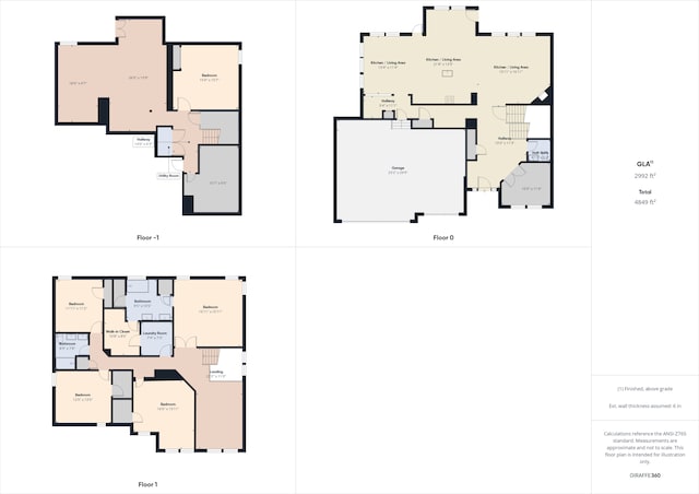 16502 Dominion Dr, Fishers, IN 46040 - view of floor plan / room layout