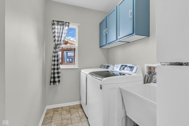 7830 Cross Crk, Avon, IN 46123 - laundry area with independent washer and dryer and cabinet space