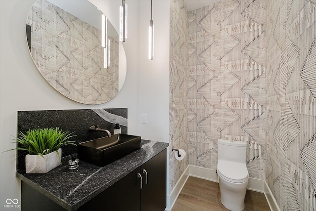 1269 Chatham Rdg Ct, Westfield, IN 46074 - bathroom featuring vanity and wood finished floors