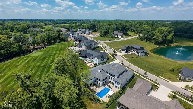 1269 Chatham Rdg Ct, Westfield, IN 46074 - aerial view of property's location featuring a large body of water and nearby suburban area