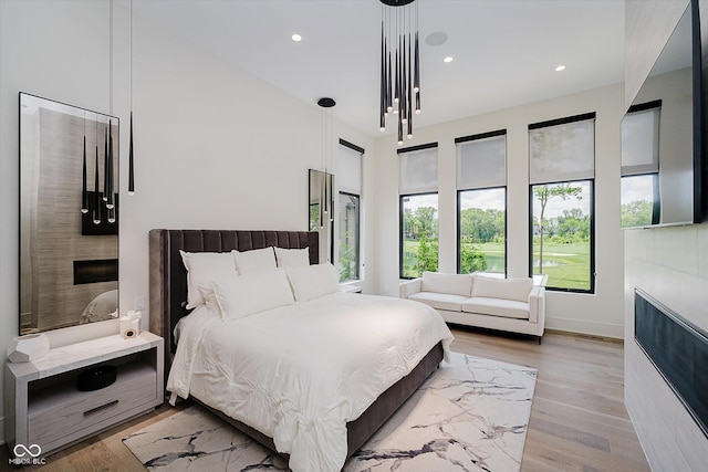 1269 Chatham Rdg Ct, Westfield, IN 46074 - bedroom featuring light wood-type flooring and recessed lighting