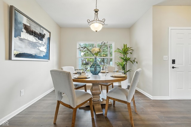 12404 Titans Dr, Fishers, IN 46037 - dining area featuring wood finished floors