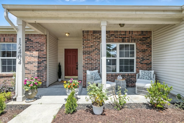 12404 Titans Dr, Fishers, IN 46037 - entrance to property with brick siding