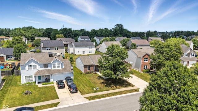 12404 Titans Dr, Fishers, IN 46037 - aerial perspective of suburban area