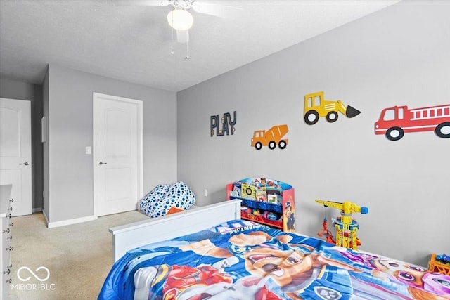 1158 Thistlewood Way, Plainfield, IN 46168 - bedroom featuring carpet flooring and a ceiling fan